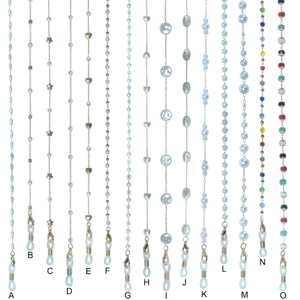 Eyewear Rice Or Round Pearls Metal Chains 80039